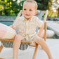 Surfboard Linen Button Up Shirt
