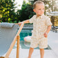 Surfboard Linen Button Up Shirt