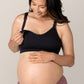 Mia Maternity & Nursing Lounge Bra | Black