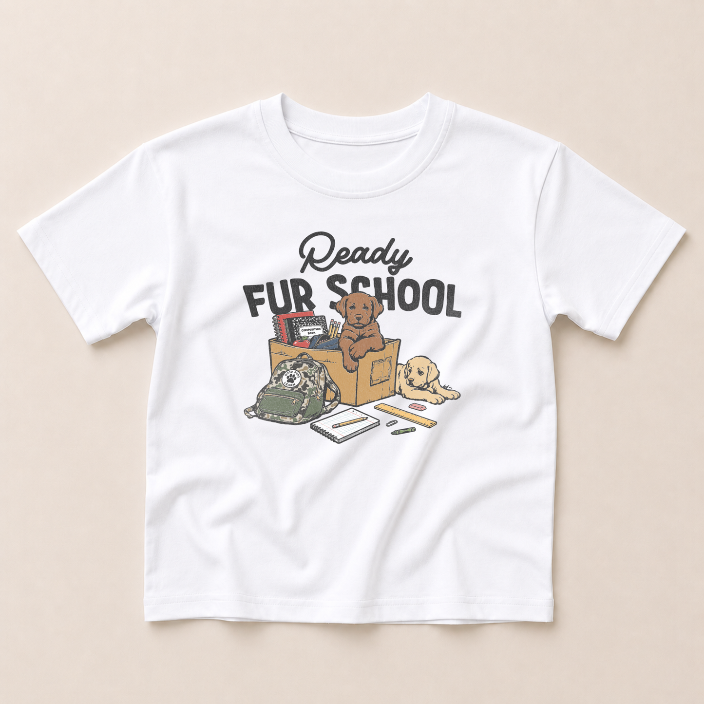 Ready Fur School Organic Cotton Tee