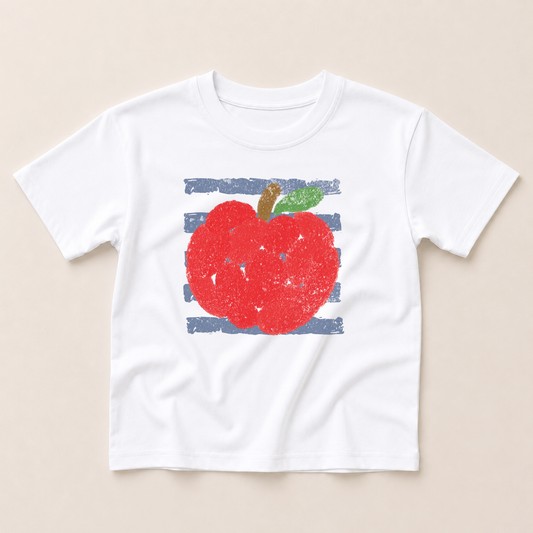 Back to School Apple Organic Cotton Tee