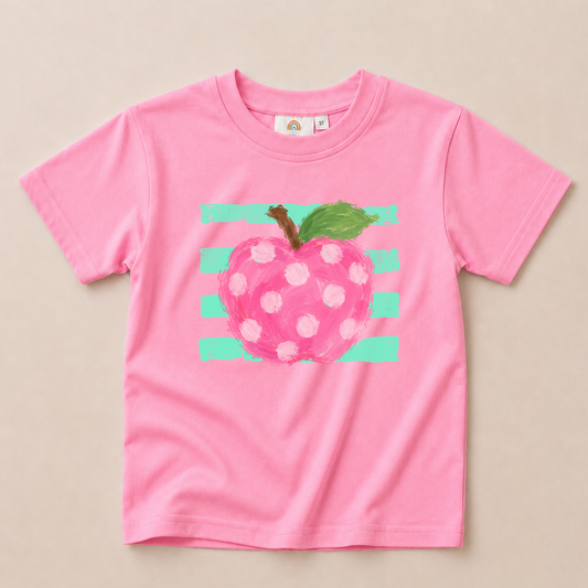 Apple Stripes Oversized Tee or T-Shirt Romper - more colors