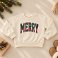 Merry Plaid Patchwork Sweatshirt or Romper