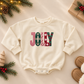 Patchwork Jolly Christmas Sweatshirt or Romper
