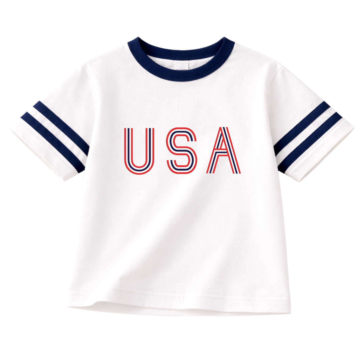 USA Varsity Oversized Tee - 4th of July