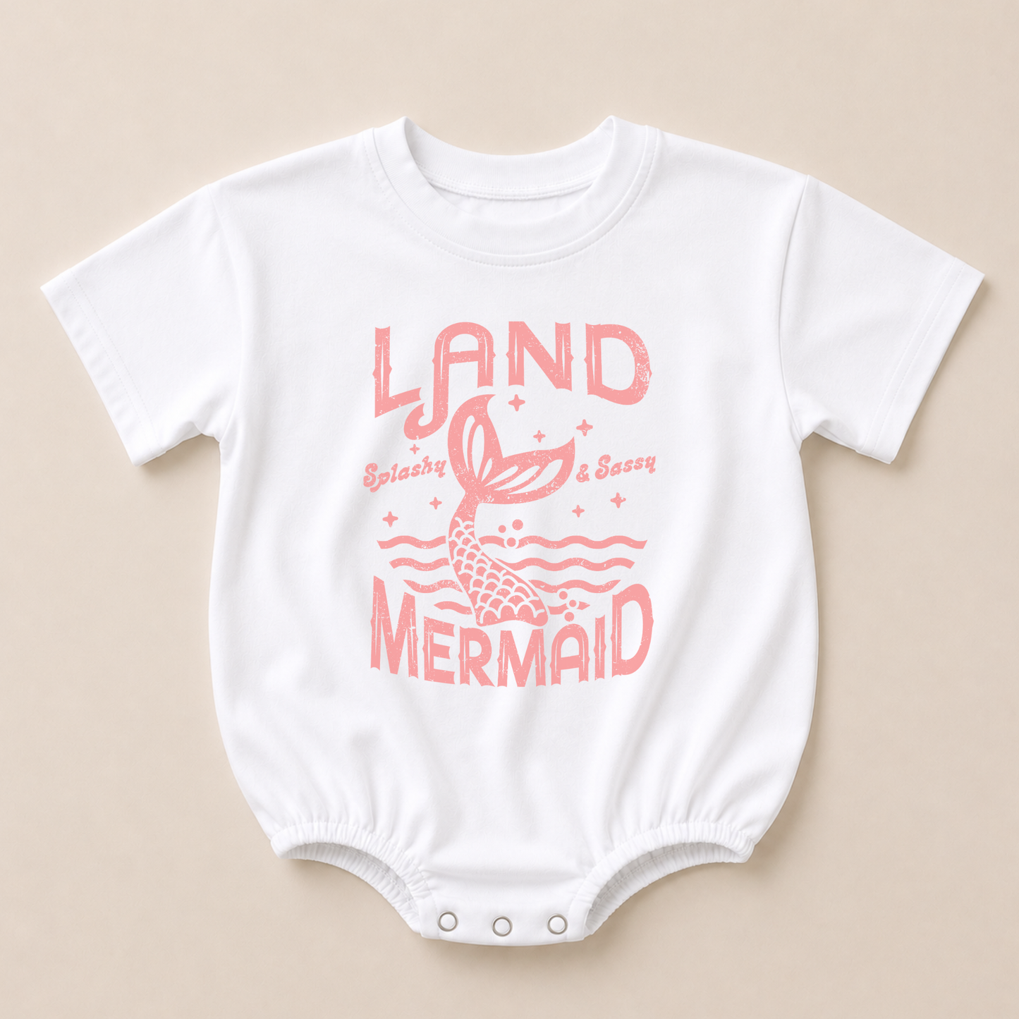 Land Mermaid Tee or T-Shirt Romper - more colors