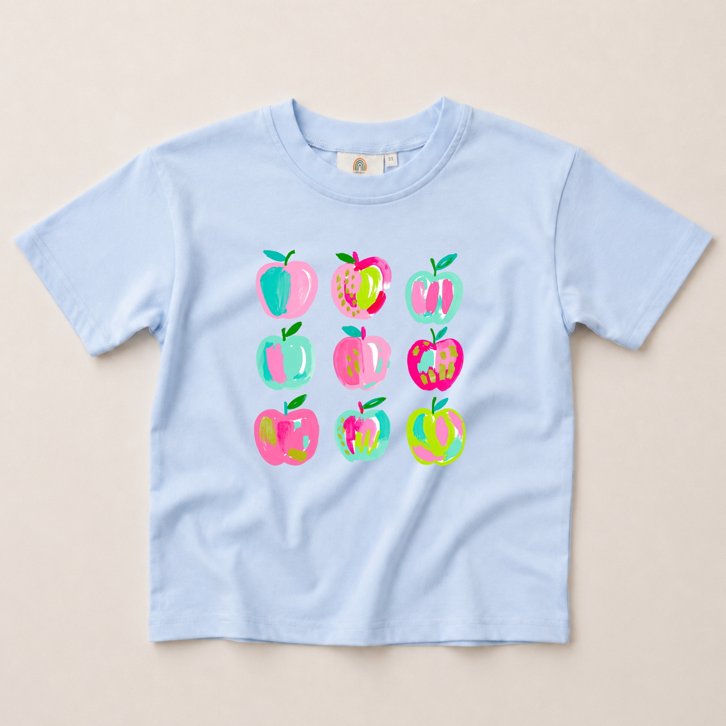 Back to School Apple Oversized Tee - more colors