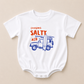 Chasing Salty Air Tee or T-Shirt Romper w/Optional Striped Shorts