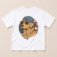 Patriotic Golden Retriever Tee or T-Shirt Romper - more colors