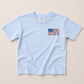 USA Fish Flag Tee or T-Shirt Romper - more colors