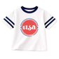 Vintage USA Varsity Oversized Tee - 4th of July