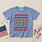 USA Stripes Tee or T-Shirt Romper - more colors