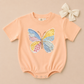 Quilted Butterfly Oversized Tee or T-Shirt Romper - more colors