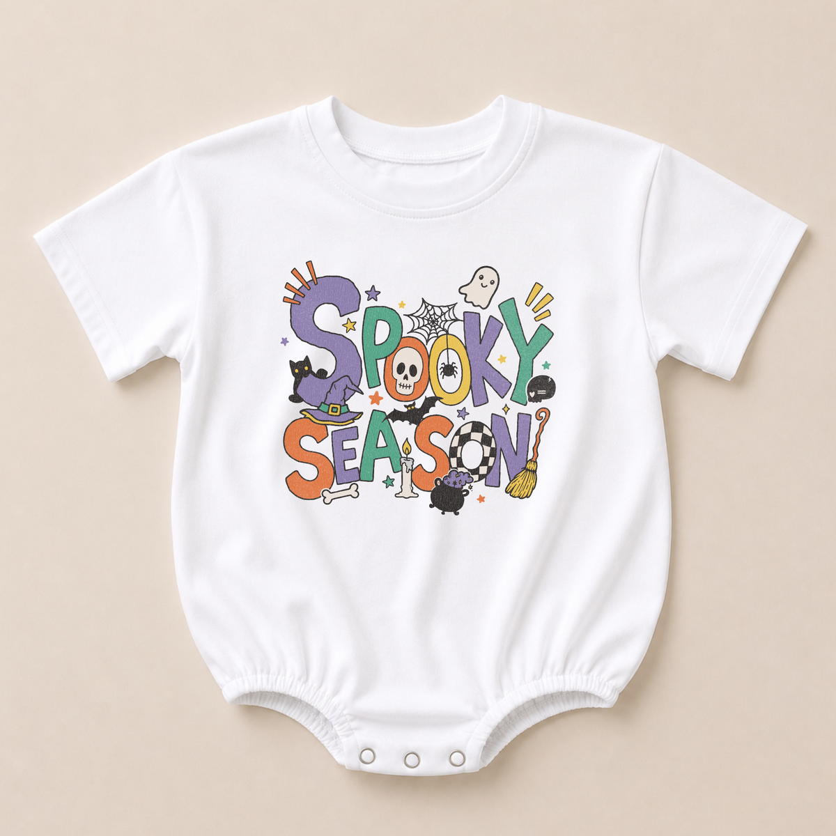 Spooky Season Halloween Tee or T-Shirt Romper