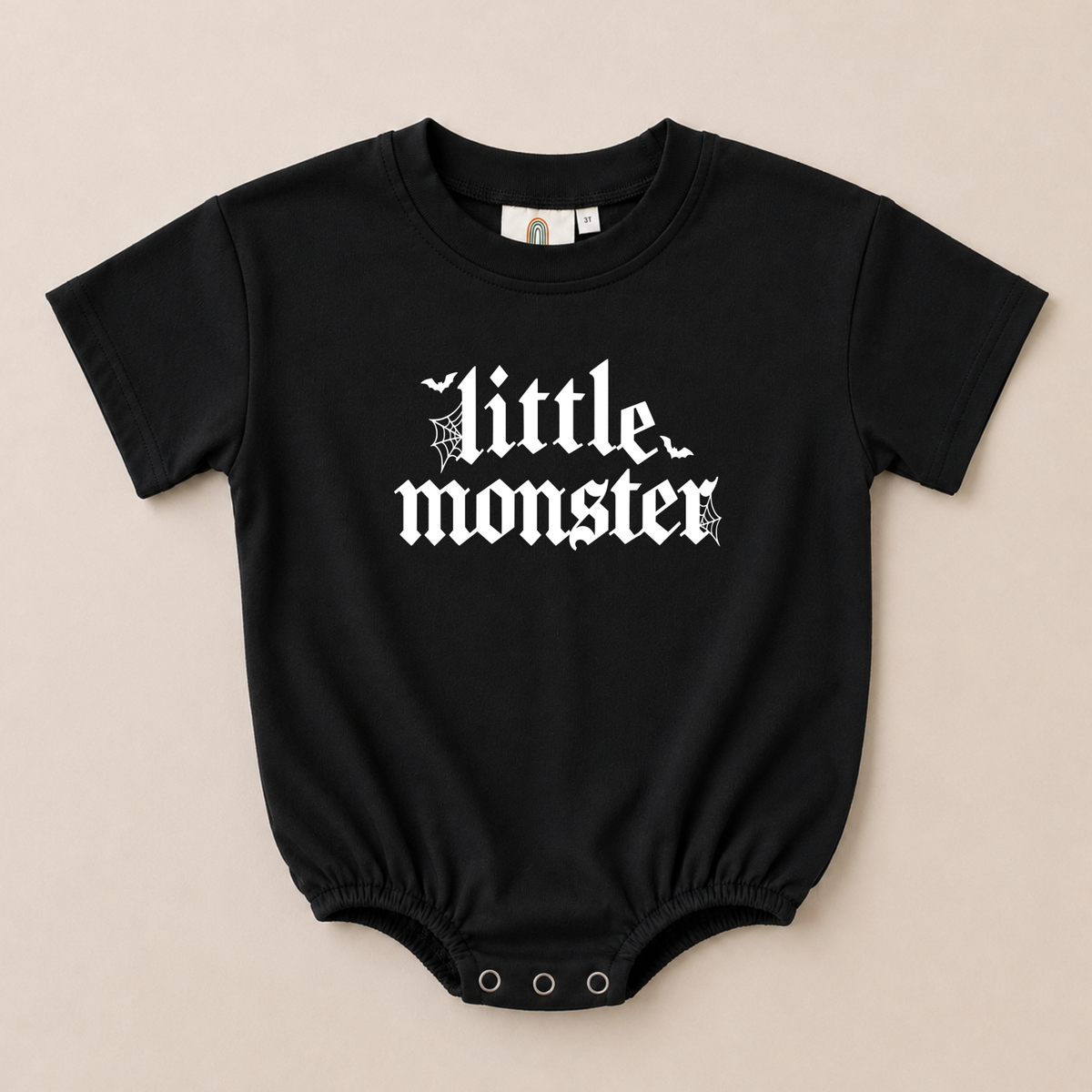 Little Monster Halloween Sweatshirt, Tee or Bubble Romper