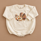 Floral Turkey Crewneck Sweatshirt or Sweatshirt Romper