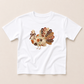 Floral Turkey Crewneck Sweatshirt or Sweatshirt Romper
