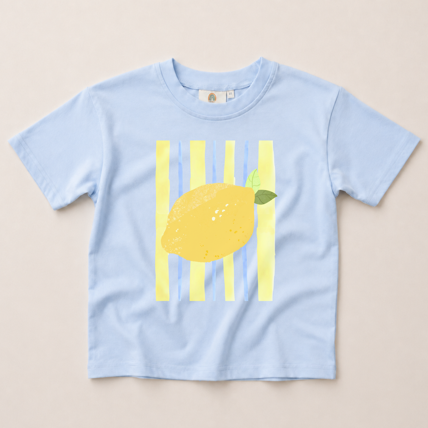 Striped Lemon Tee or T-Shirt Romper - more colors