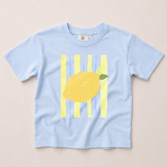 Striped Lemon Tee or T-Shirt Romper - more colors