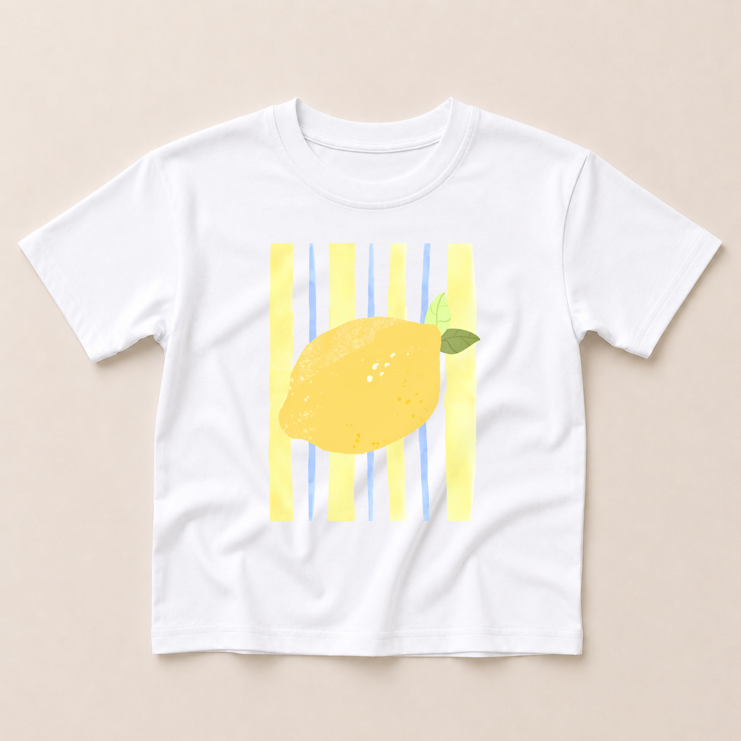 Striped Lemon Tee or T-Shirt Romper - more colors
