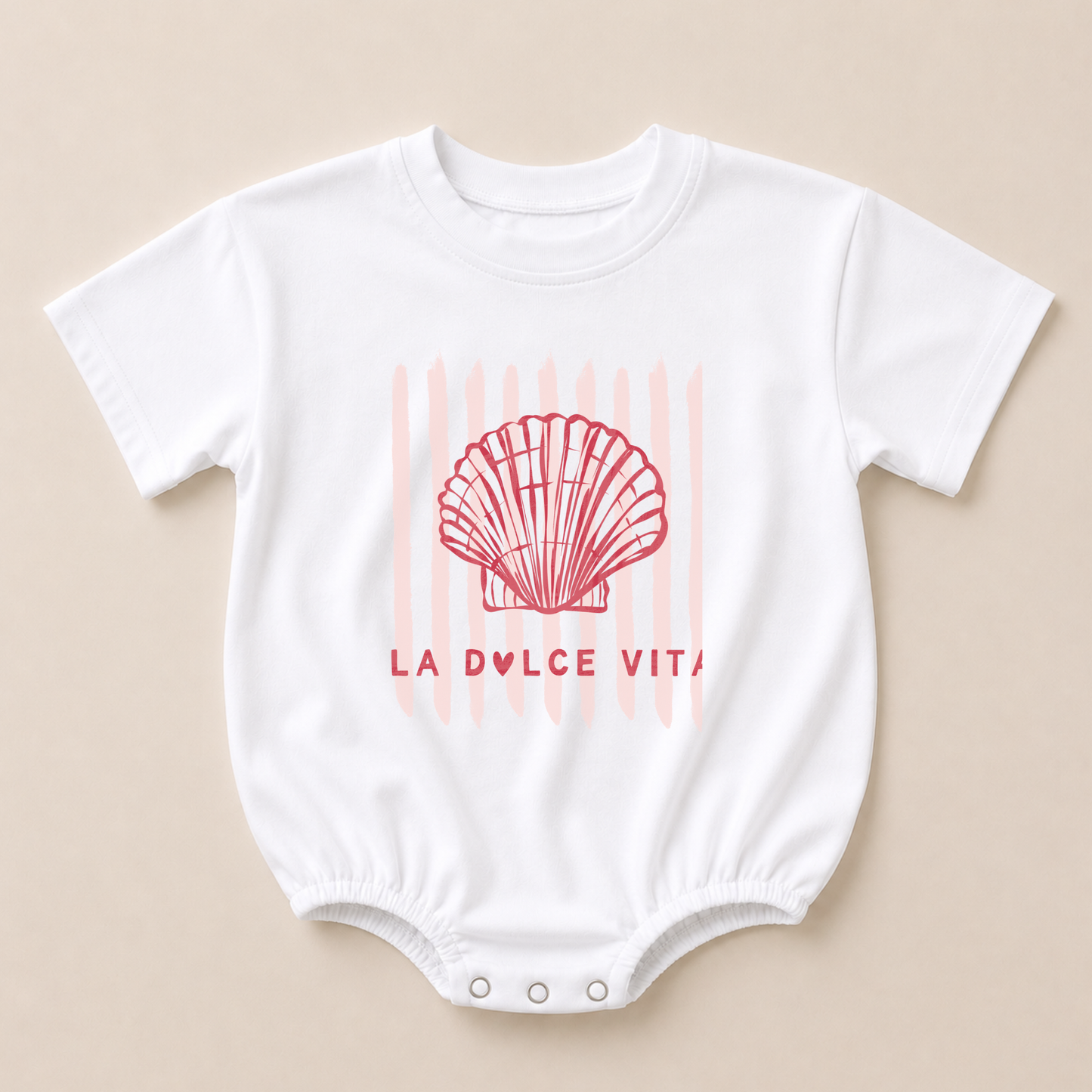 La Dolce Vita Tee or T-Shirt Romper - more colors