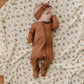 Rust Bamboo Zipper - Little Joy Co.