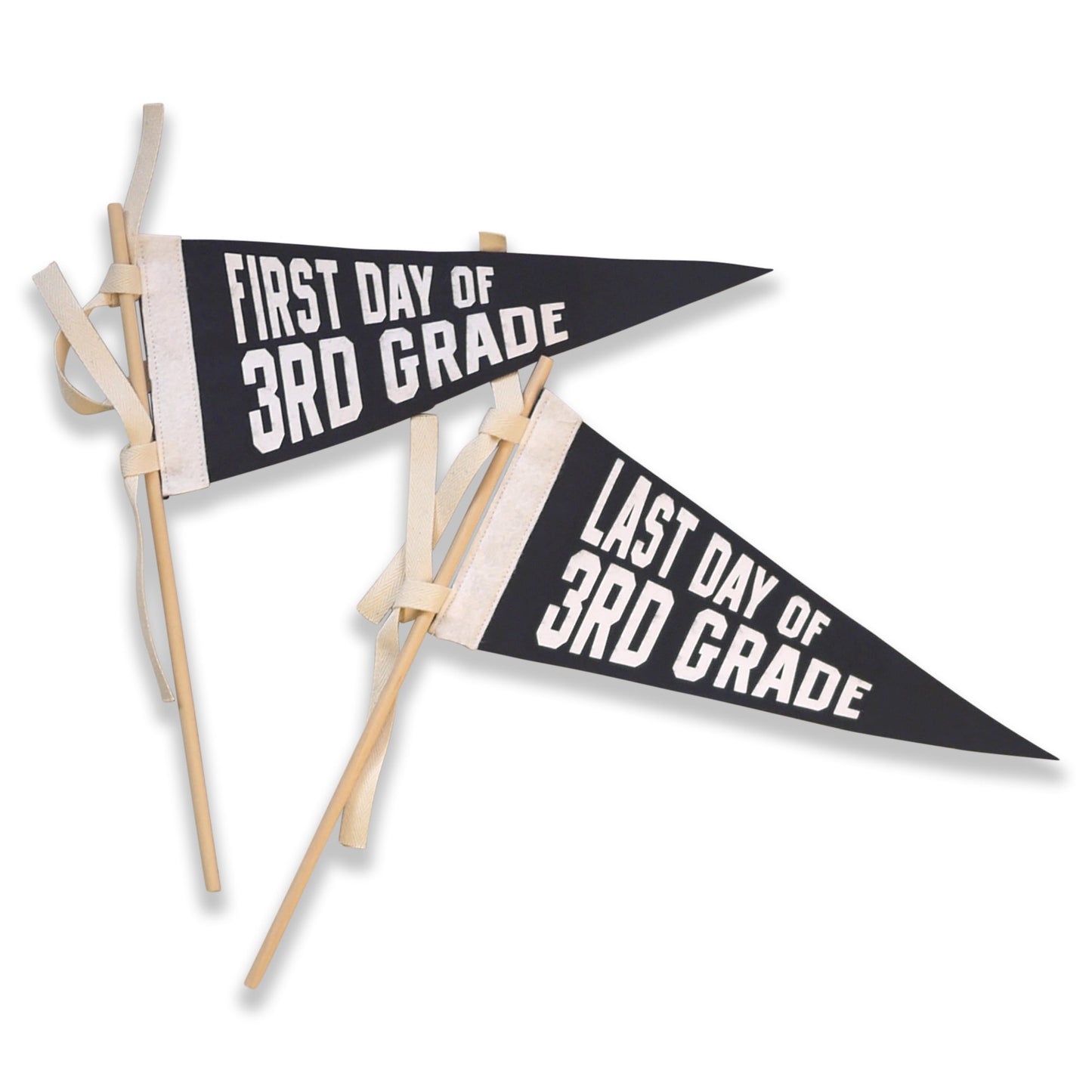First Day Last Day School Grade Pennant - NAVY