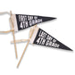 First Day Last Day School Grade Pennant - NAVY