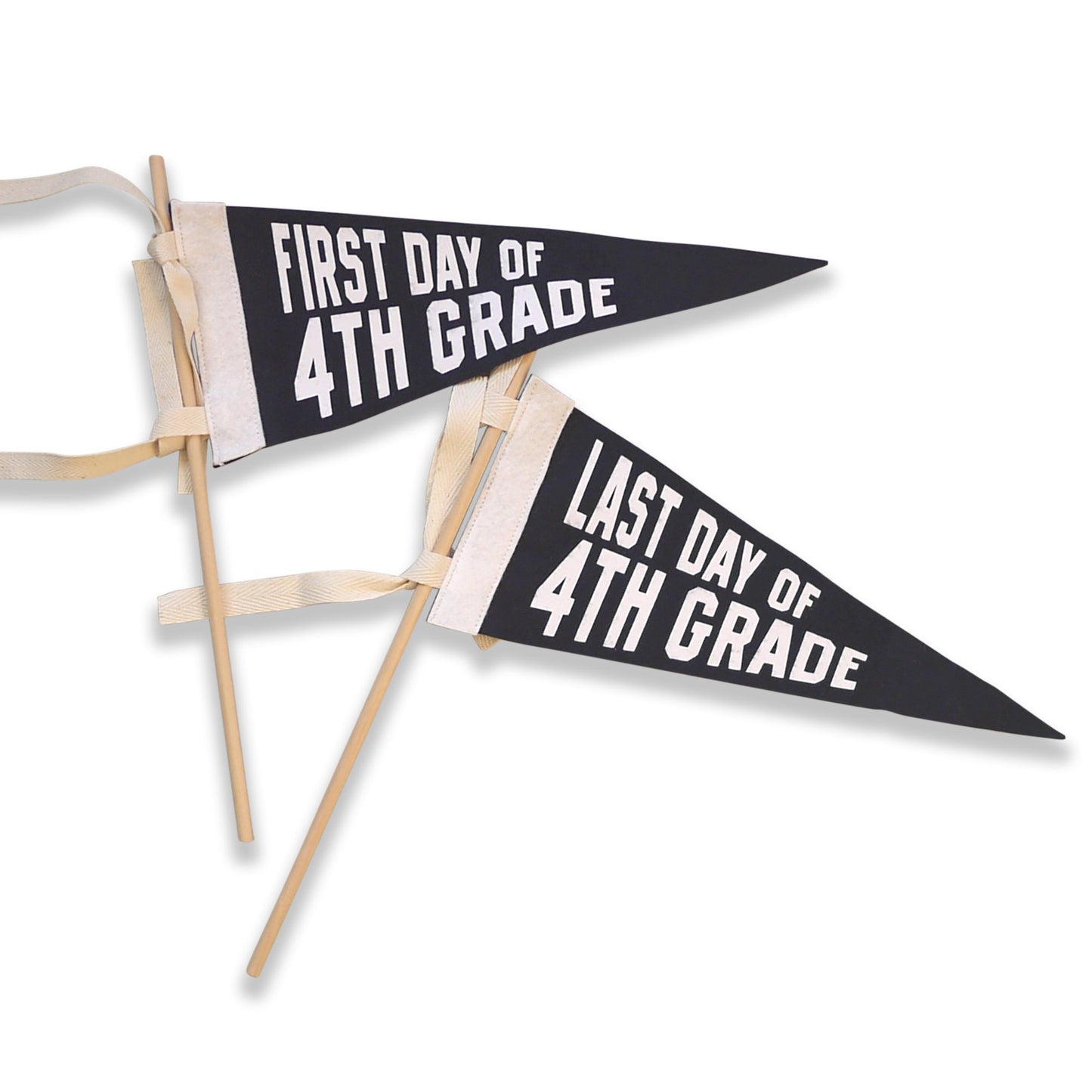 First Day Last Day School Grade Pennant - NAVY