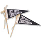 First Day Last Day School Grade Pennant - NAVY