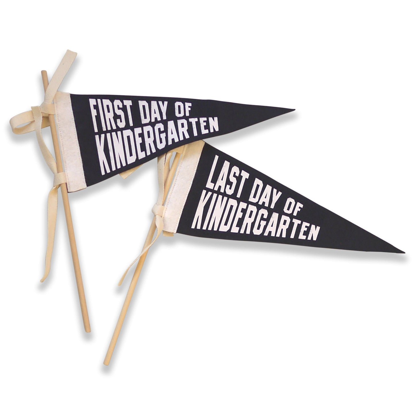 First Day Last Day School Grade Pennant - NAVY