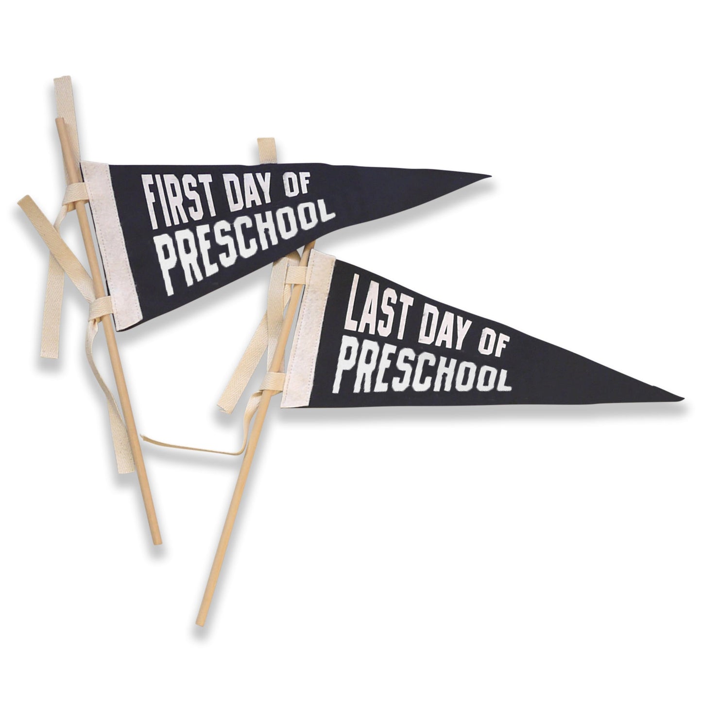 First Day Last Day School Grade Pennant - NAVY