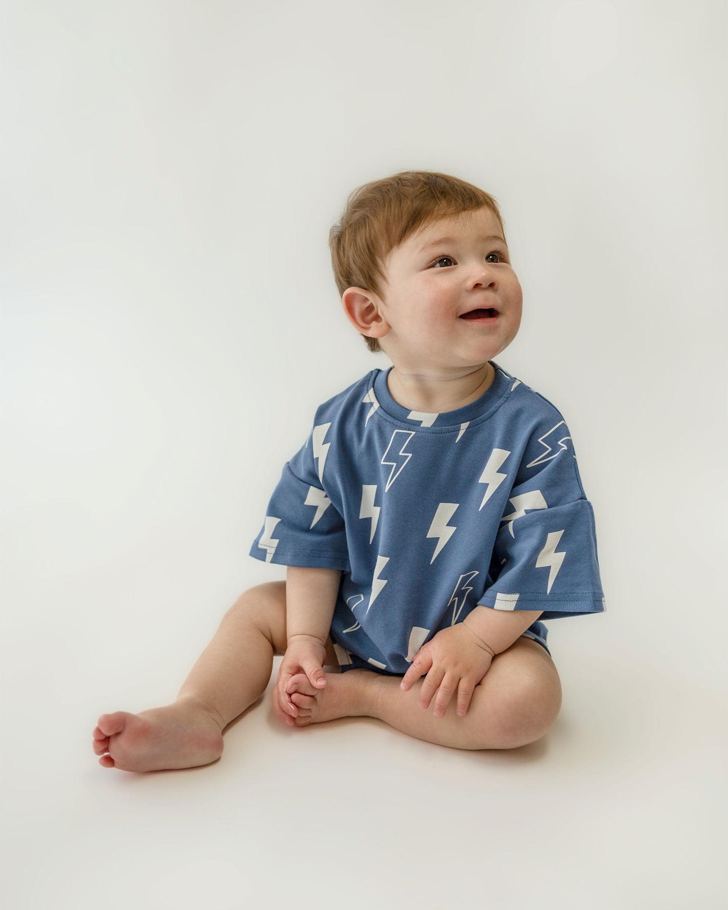Shorts Set | Blue Bolts