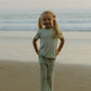 Child Short Sleeve Bamboo Lounge Set | Meet Me at the Beach