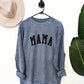 Denim Corded Crew