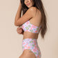 Women's Basic Bikini | Colorful Floral