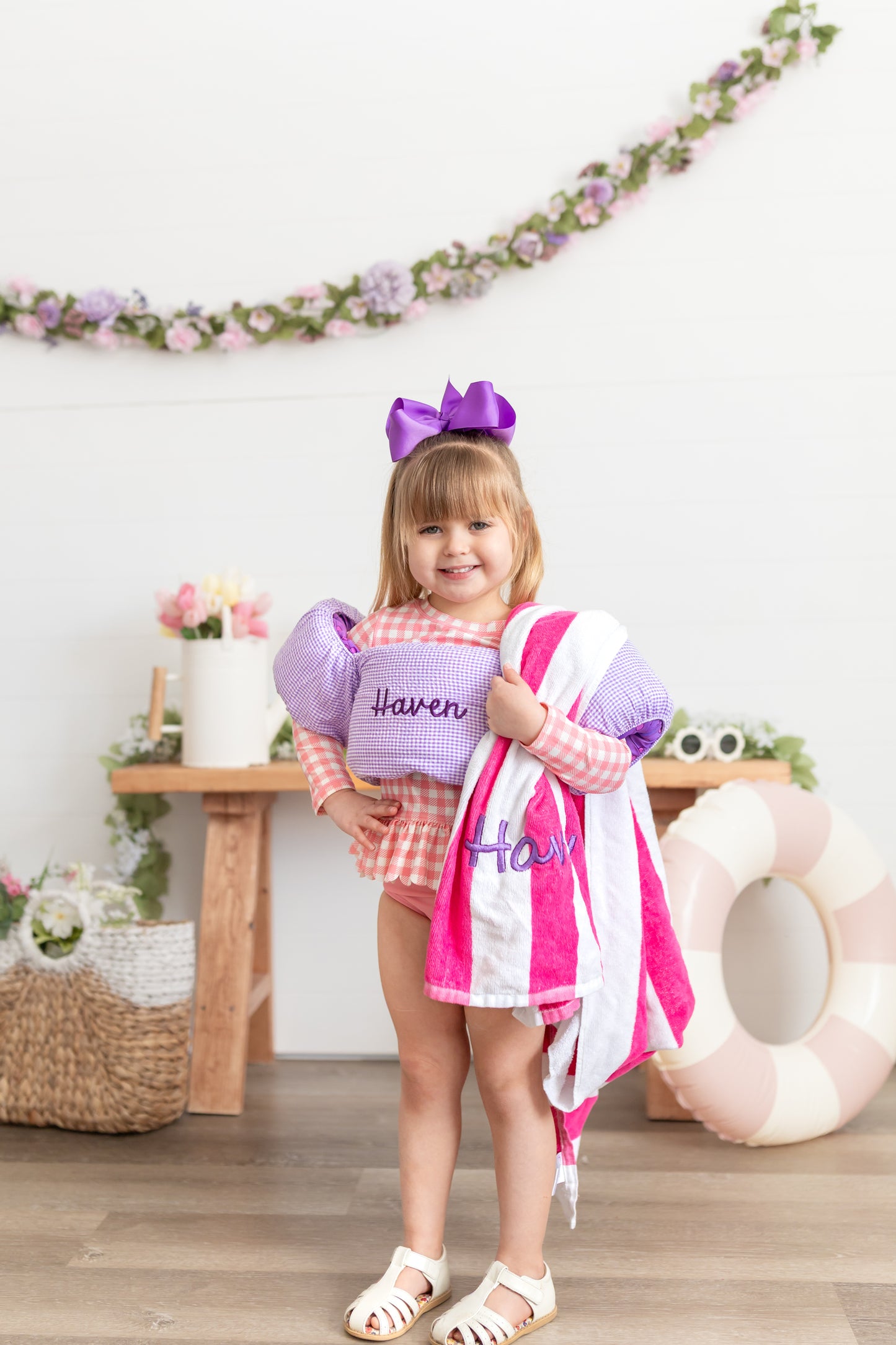 Benutzerdefinierte bestickte Bambus Ente Lovey - XL Plüsch