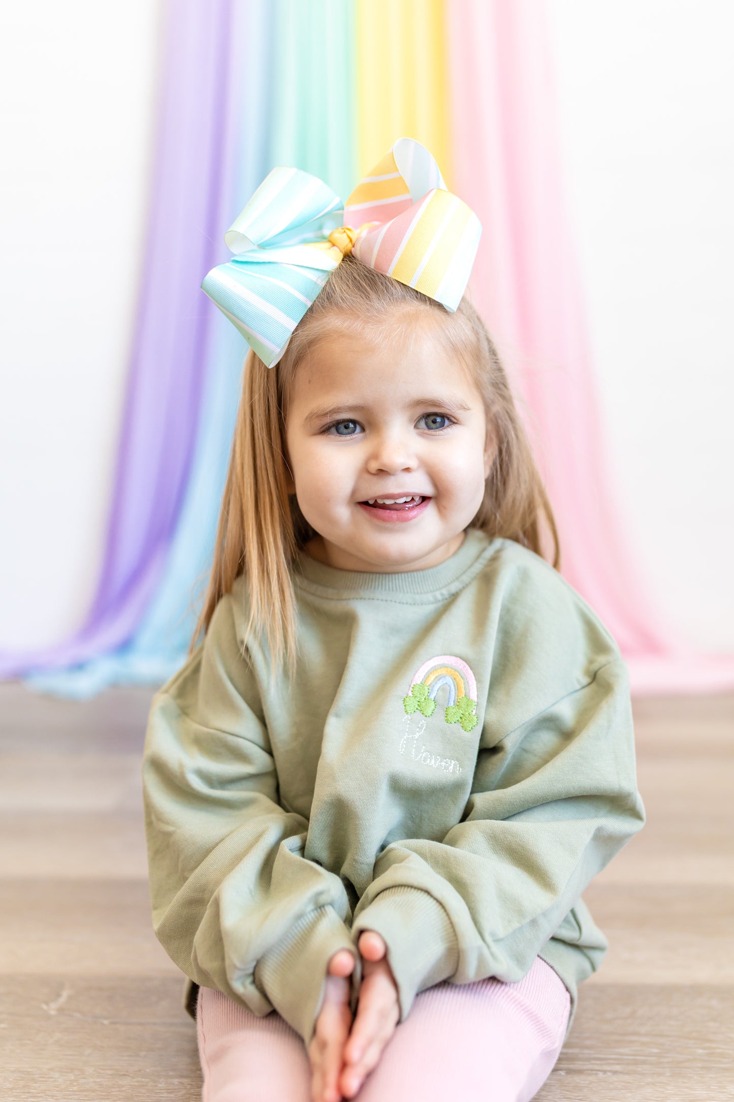 Custom Embroidered St. Patrick's Day Crewneck Sweatshirt