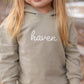 Custom Embroidered Organic Cotton Hoodie Jogger Set - Sage