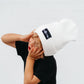 BAMBOO CUFF BEANIE- White