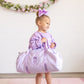 Custom Embroidered Seersucker Toddler Duffle Bag - Purple