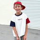 Custom Embroidered 4th of July Oversized Colorblock Tee