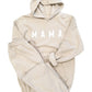 Beige Mama Sweatshirt And Jogger Set