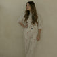 Women's Boxy Tee Lounge Set | Candy Cane