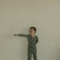 Bamboo Two Piece Pajamas | Santa Checkerboard