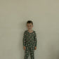Bamboo Two Piece Pajamas | Santa Checkerboard