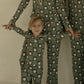 Bamboo Two Piece Pajamas | Santa Checkerboard