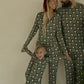 Bamboo Two Piece Pajamas | Santa Checkerboard