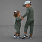 LONG SLEEVE 2 PIECE SETS- Moss Ribbed