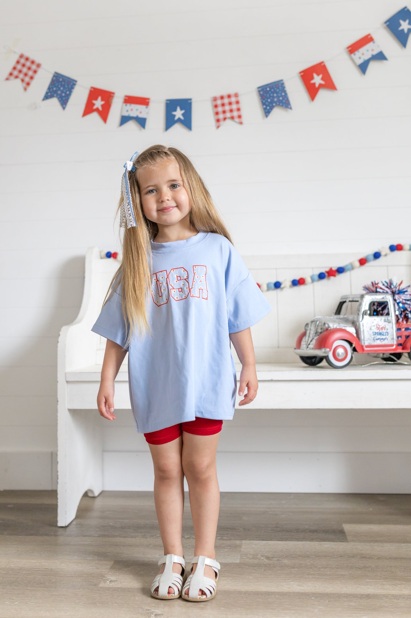 USA Daisy Oversized T-Shirt